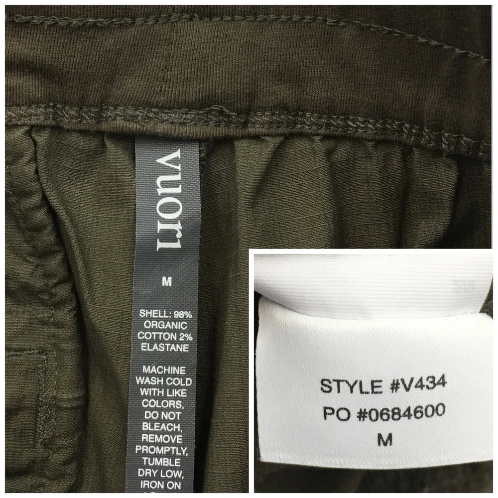 Vuori Ripstop Climber Pants Mens Medium Dark Oregano Green Joggers V434